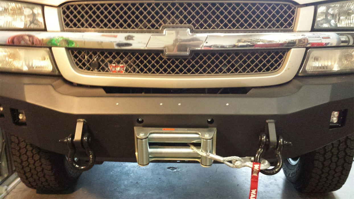 Road Armor 370R0B Stealth Winch Front Bumper; Steel; Satin Black; Square Fog Light Holes; - Truck Part Superstore
