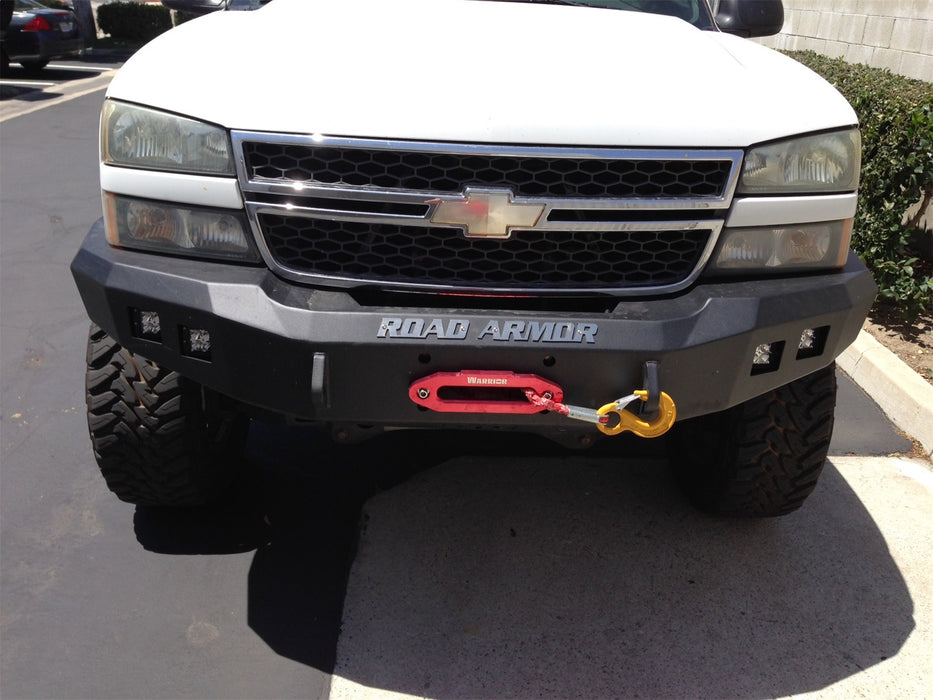 Road Armor 370R0B Stealth Winch Front Bumper; Steel; Satin Black; Square Fog Light Holes; - Truck Part Superstore