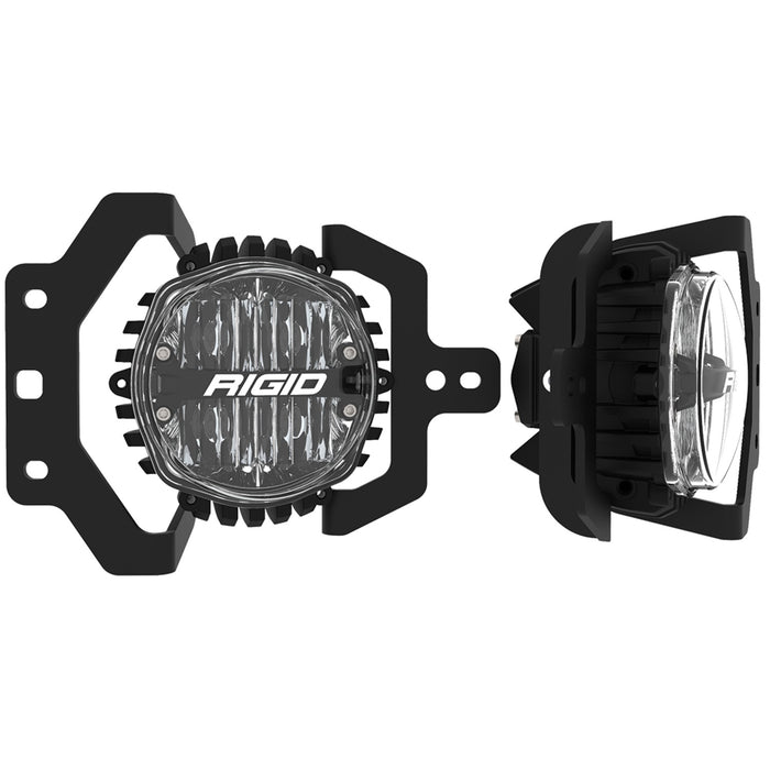 Rigid Industries 37108 Jeep JL Fog Mount Kit For 18-Pres Jeep JL Sport/Sport S W/1 Set 360-Series 4.0 Inch SAE White Lights RIGID Industries - Truck Part Superstore