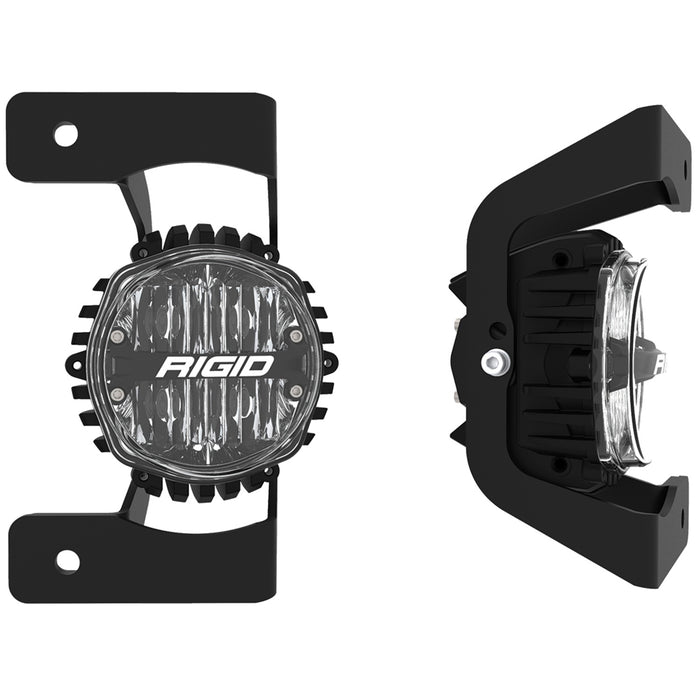 Rigid Industries 37110 Jeep JL/Gladiator 3 Piece Steel Bumper Fog Kit For 18-Pres Jeep JL Rubicon/Gladiator JT With 1 Set 360-Series 4.0 Inch SAE White Lights RIGID Industries - Truck Part Superstore