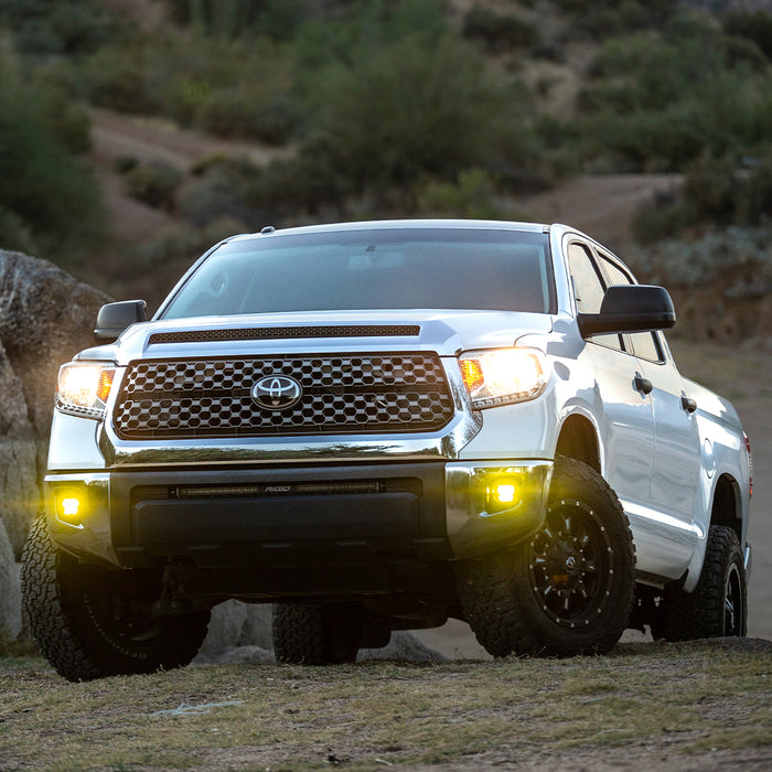 Rigid Industries 37117 Toyota Fog Mount Kit For 10-20 Tundra/4Runner 16-20 Tacoma With 1 Set 360-Series 4.0 Inch SAE Yellow Lights RIGID Industries - Truck Part Superstore