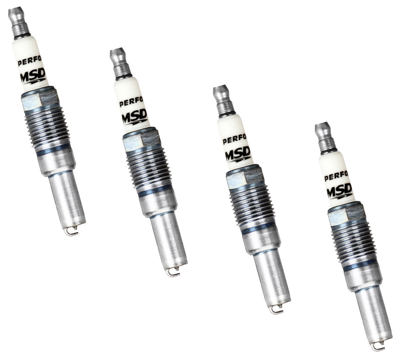 MSD 37164 Iridium Tip Spark Plug; 4 Pack; Plug Type 3IR6; 16 mm. Thread; 0.8125 Reach; - Truck Part Superstore