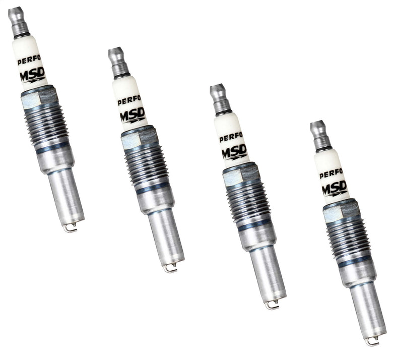 MSD 37164 Iridium Tip Spark Plug; 4 Pack; Plug Type 3IR6; 16 mm. Thread; 0.8125 Reach; - Truck Part Superstore