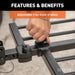 CURT 18085 Tray-Style Hitch-Mounted Bike Rack (2 Bikes; 1-1/4in. or 2in. Shank) - Truck Part Superstore