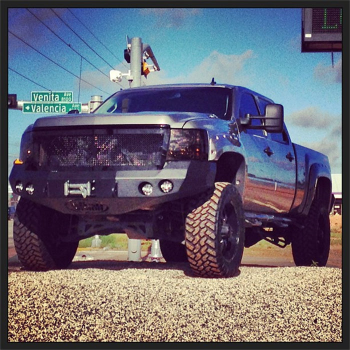 Road Armor 37200B Stealth Winch Front Bumper; Steel; Satin Black; - Truck Part Superstore