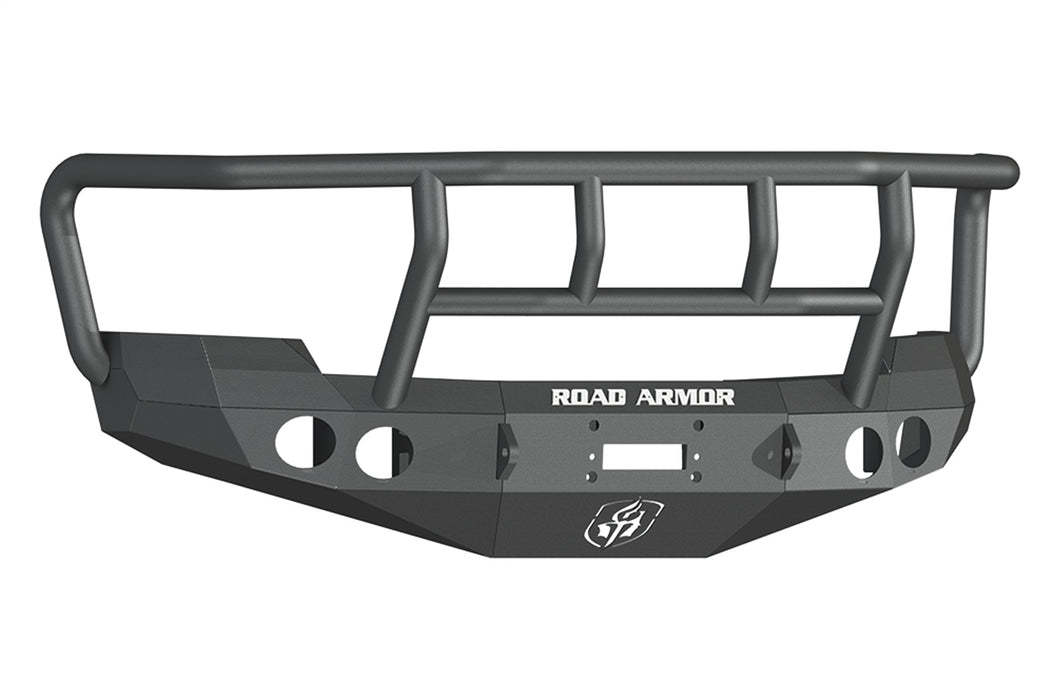 Road Armor 37202B Stealth Winch Front Bumper; Titan II Guard; Satin Black; - Truck Part Superstore