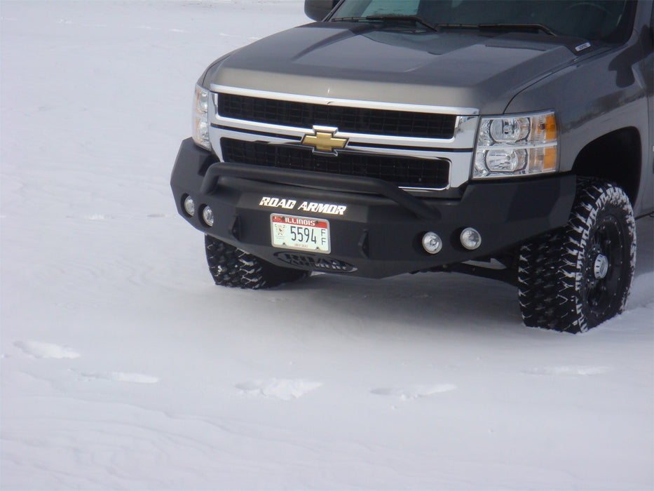 Road Armor 37204B Stealth Winch Front Bumper; Pre-Runner Guard; Satin Black; - Truck Part Superstore