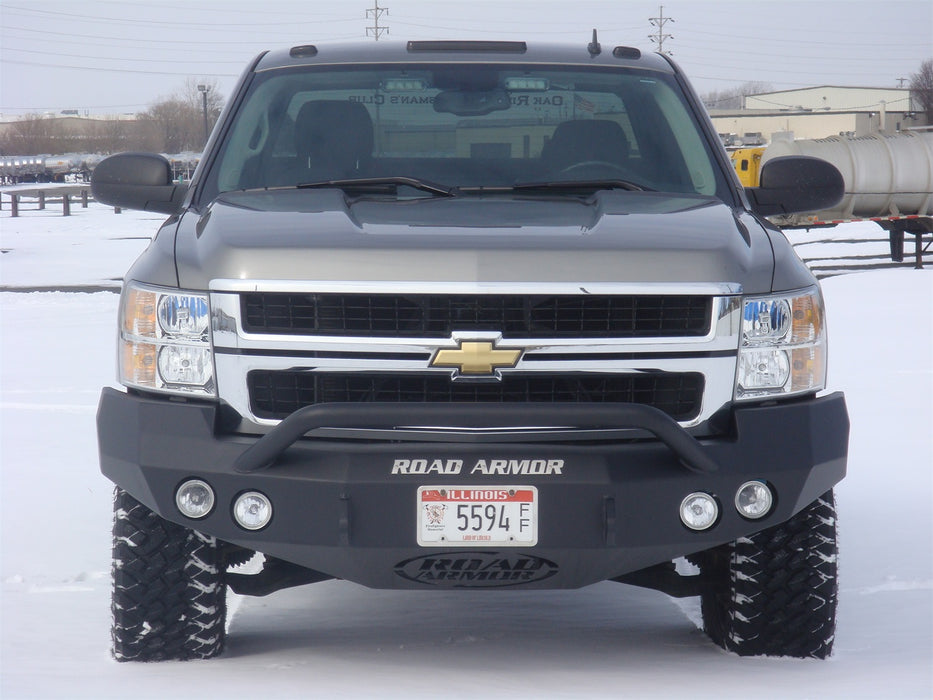 Road Armor 37204B Stealth Winch Front Bumper; Pre-Runner Guard; Satin Black; - Truck Part Superstore