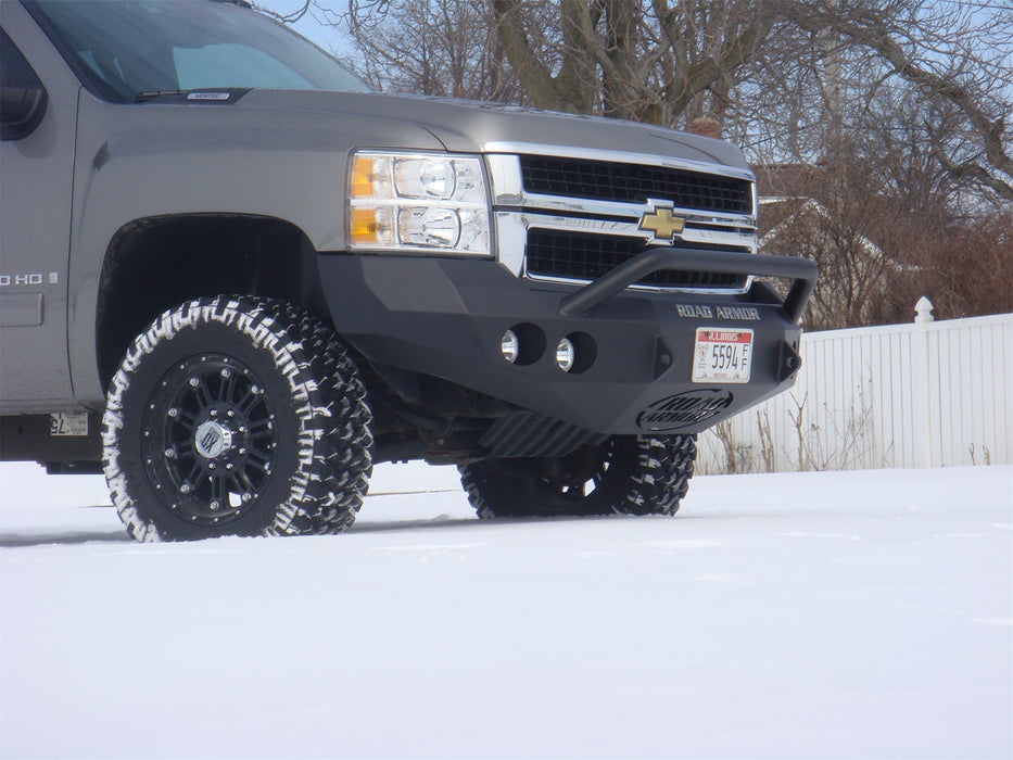 Road Armor 37204B Stealth Winch Front Bumper; Pre-Runner Guard; Satin Black; - Truck Part Superstore