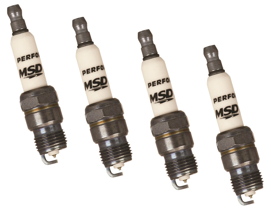 MSD 37214 Iridium Tip Spark Plug; 4 Pack; Plug Type 6IR5; [Available While Supplies Last]; - Truck Part Superstore