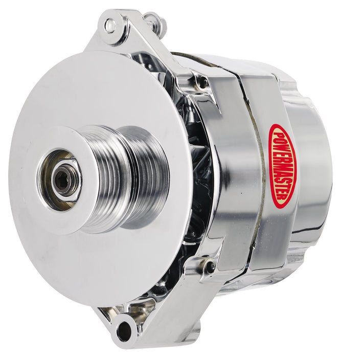 Powermaster Performance 37293 Alternator; 12si; 150 Amp; 100 Idle; 1V Pulley; Chrome; - Truck Part Superstore