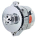 Powermaster Performance 37294-311 Alternator; 12si; 150 Amp; 100 Idle; 6 Groove Pulley; Baffle And Cone; Chrome; - Truck Part Superstore