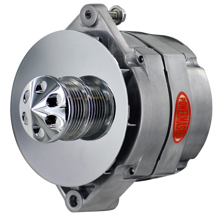 Powermaster Performance 37294-369 Alternator; 12si; 150 Amp; 100 Idle; 6 Groove Pulley; Baffle And Cone; Brushed; - Truck Part Superstore
