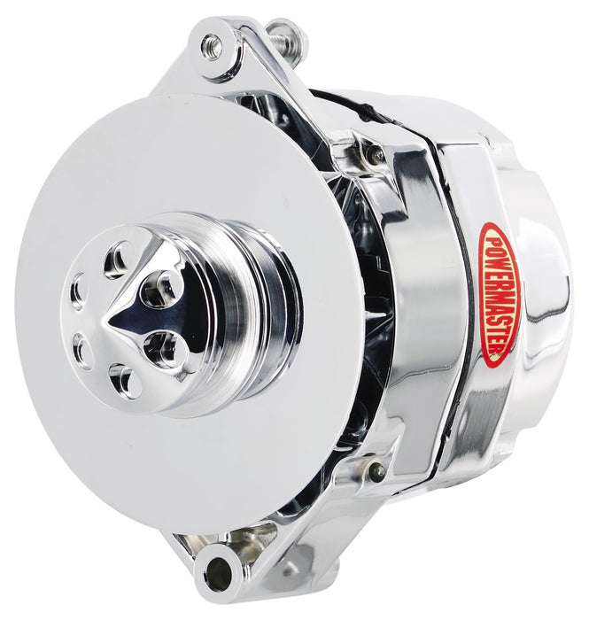 Powermaster Performance 37294 Alternator; 12si; 150 Amp; 100 Idle; 1V; Baffle And Cone; Chrome; - Truck Part Superstore