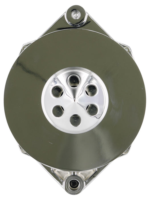 Powermaster Performance 37294 Alternator; 12si; 150 Amp; 100 Idle; 1V; Baffle And Cone; Chrome; - Truck Part Superstore