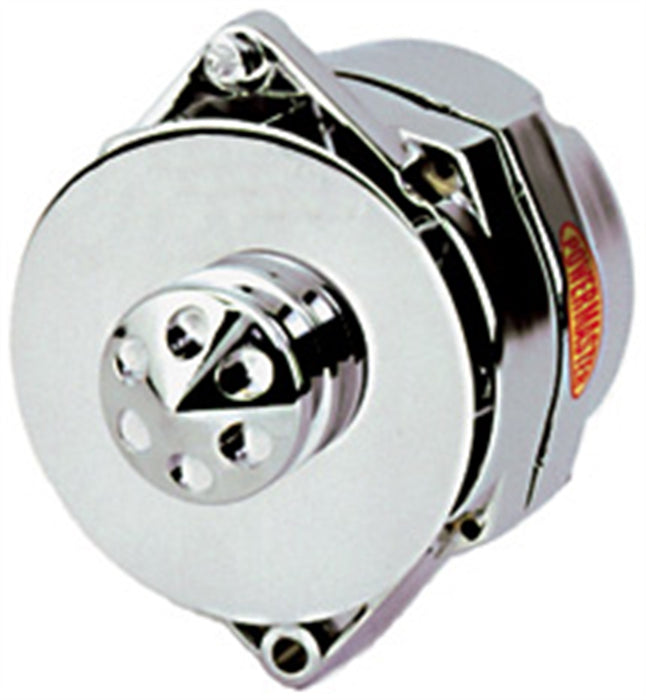 Powermaster Performance 37294 Alternator; 12si; 150 Amp; 100 Idle; 1V; Baffle And Cone; Chrome; - Truck Part Superstore