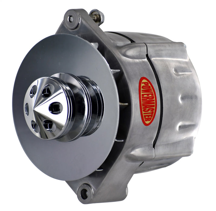Powermaster Performance 37295-360 Smooth Look™ Alternator; 12si; 150 Amp; 100 Idle; 1V; Baffle And Cone; Brushed; - Truck Part Superstore