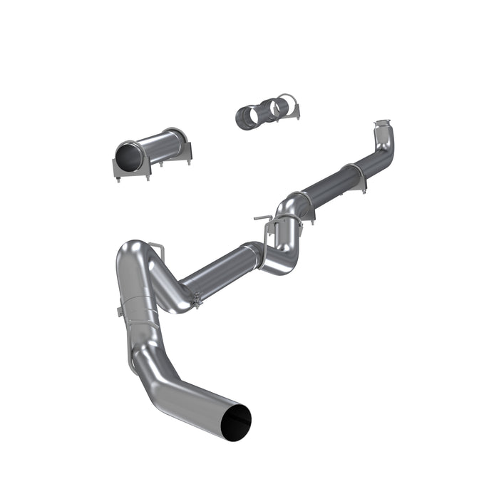 MBRP S6004PLM 4 Inch Single Side Aluminized Steel No Muffler For 01-07 Silverado/Sierra 2500/3500 Duramax Classic Extended/Crew Cab MBRP - Truck Part Superstore