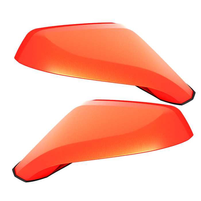 Oracle Lighting 3740-504 Concept Side Mirrors, Ghosted, Dual Intensity, Inferno Orange Metallic (GCR) - Truck Part Superstore
