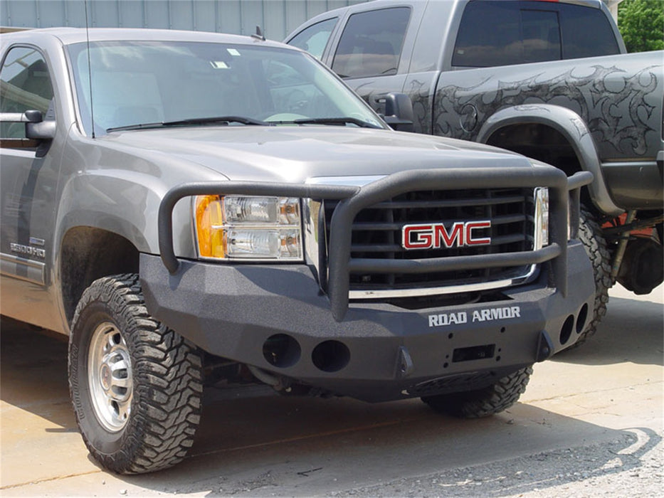 Road Armor 37405B Stealth Winch Front Bumper; Lonestar Guard; Satin Black; - Truck Part Superstore