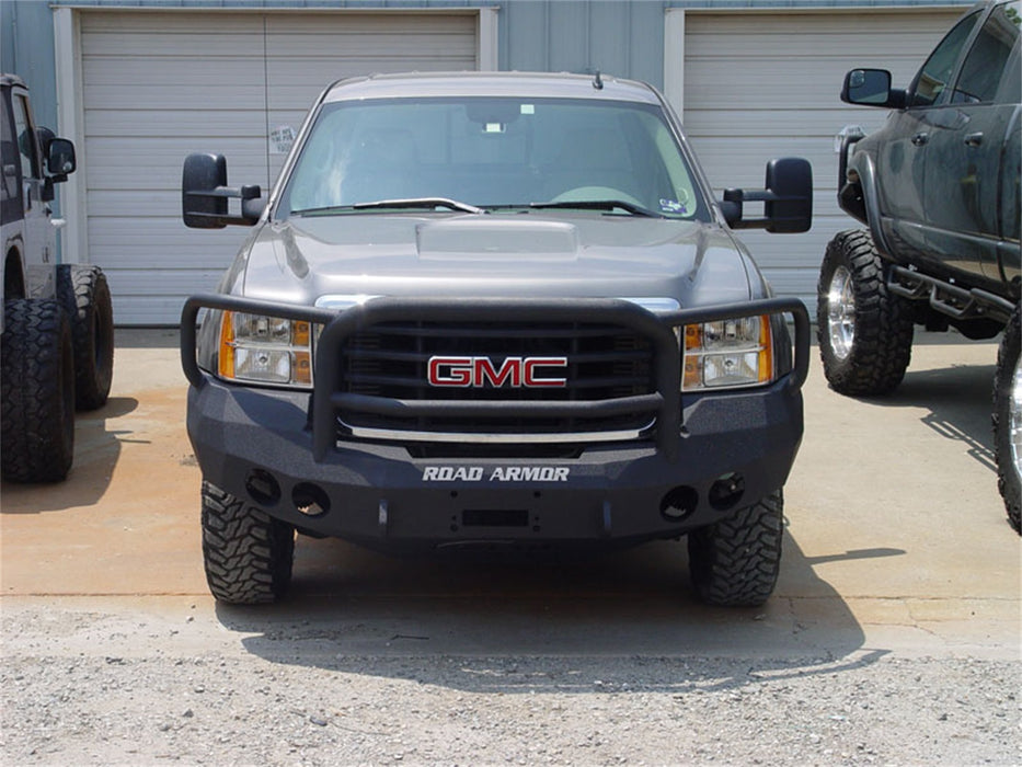 Road Armor 37405B Stealth Winch Front Bumper; Lonestar Guard; Satin Black; - Truck Part Superstore
