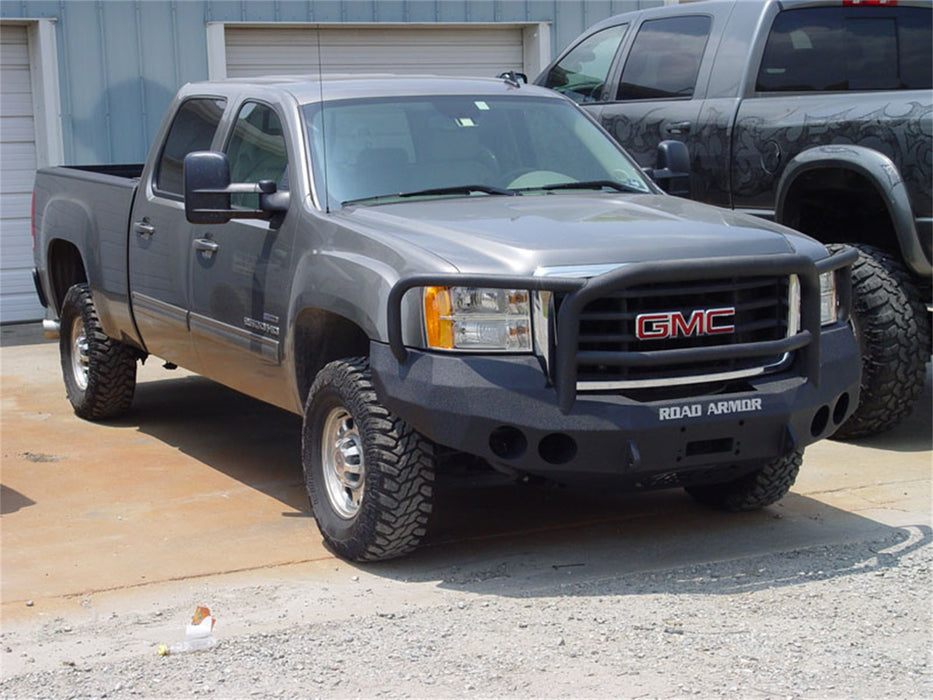 Road Armor 37405B Stealth Winch Front Bumper; Lonestar Guard; Satin Black; - Truck Part Superstore