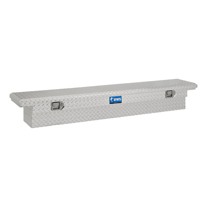 UWS EC10541 Bright Aluminum 69in. Slim Crossover Tool Box with Low Profile (Heavy Packaging) - Truck Part Superstore