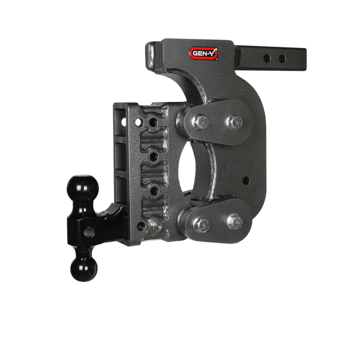 GEN-Y Hitch GH-1414 The BOSS TORSION-FLEX 2" Shank 12.5" Drop 1.7K TW 16K Hitch Dual-Ball Stabilizer - Truck Part Superstore