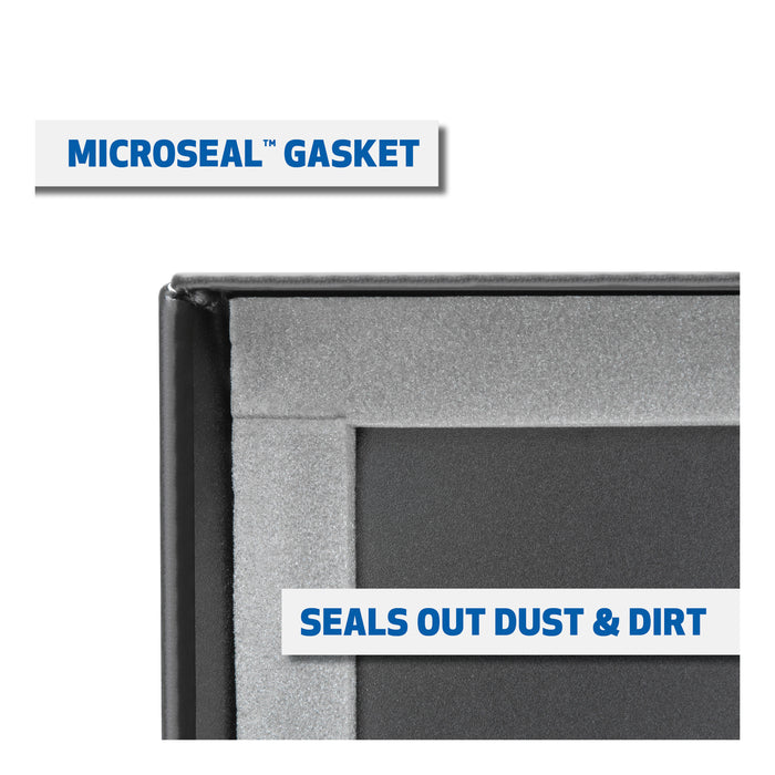 UWS ST-100-COMBO-MB Matte Black 100-Gallon Steel-Aluminum Combo Transfer Tank - Truck Part Superstore