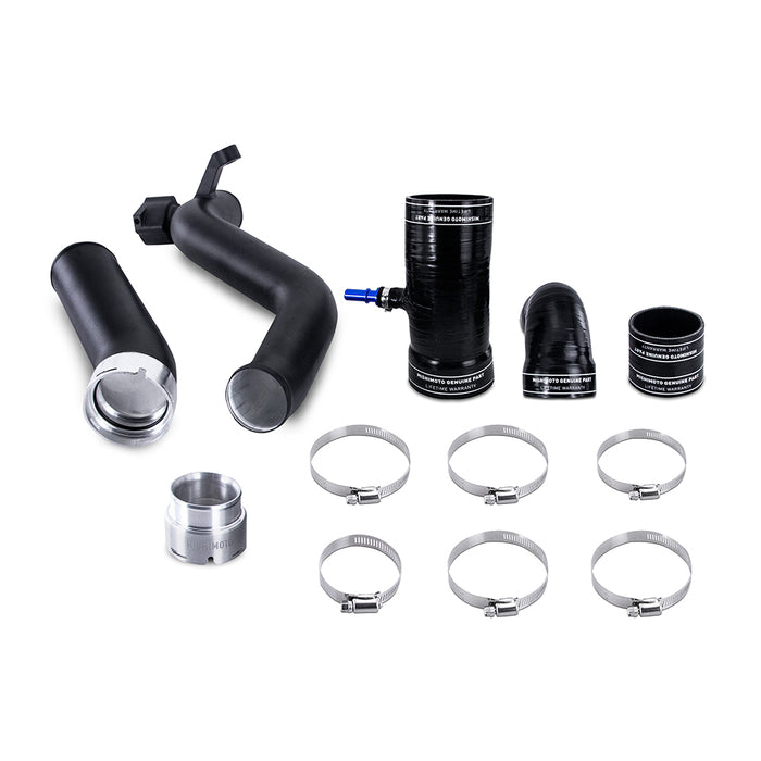 Mishimoto MMICP-RGR-19KMWBK Intercooler Pipe and Boot Kit, fits Ford Ranger 2.3L 2019+, Micro-Wrinkle Black - Truck Part Superstore