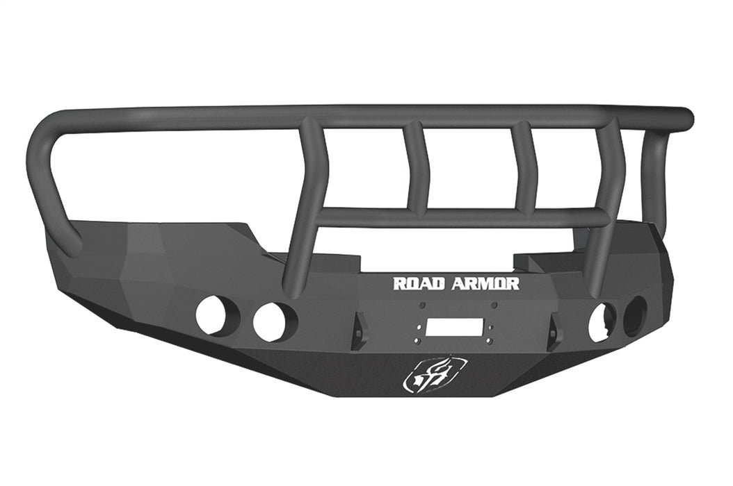 Road Armor 37602B Stealth Winch Front Bumper; Titan II Guard; Satin Black; - Truck Part Superstore
