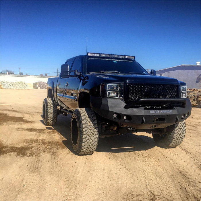 Road Armor 37604B Stealth Winch Front Bumper; Pre-Runner Guard; Satin Black; - Truck Part Superstore