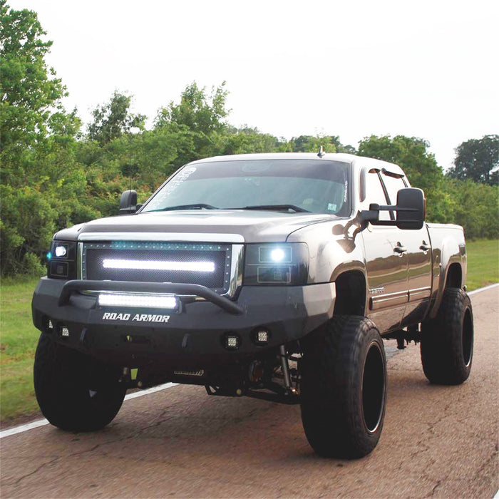 Road Armor 37604B Stealth Winch Front Bumper; Pre-Runner Guard; Satin Black; - Truck Part Superstore