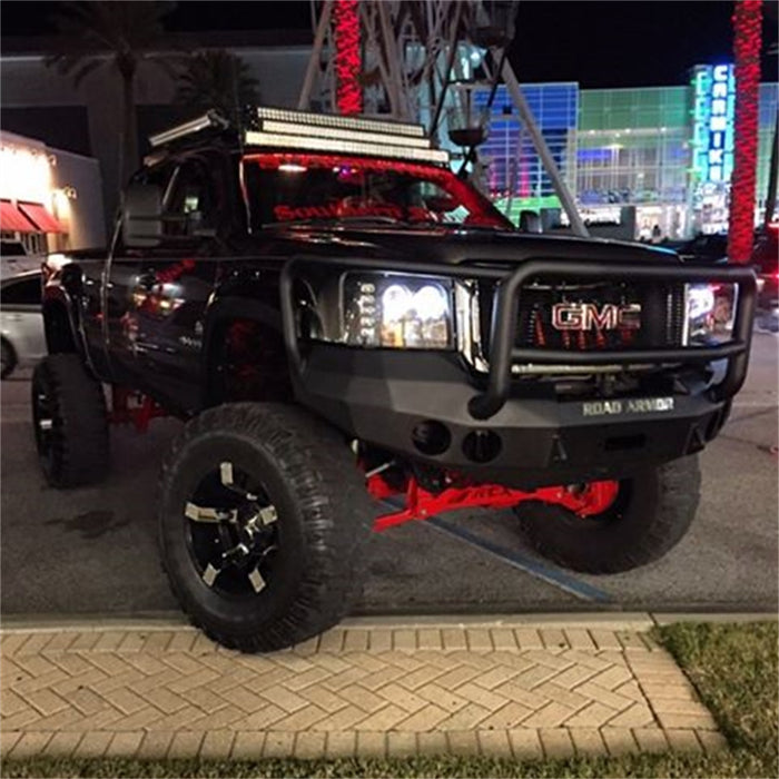 Road Armor 37605B Stealth Winch Front Bumper; Lonestar Guard; Satin Black; - Truck Part Superstore