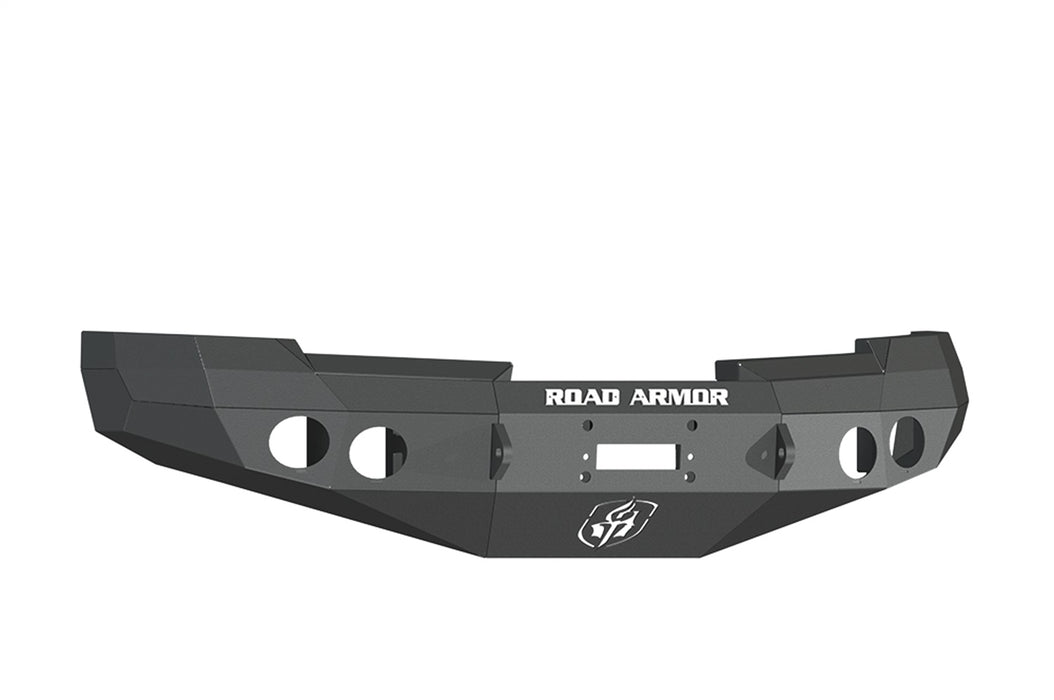 Road Armor 37700B Stealth Winch Front Bumper; Steel; Satin Black; - Truck Part Superstore