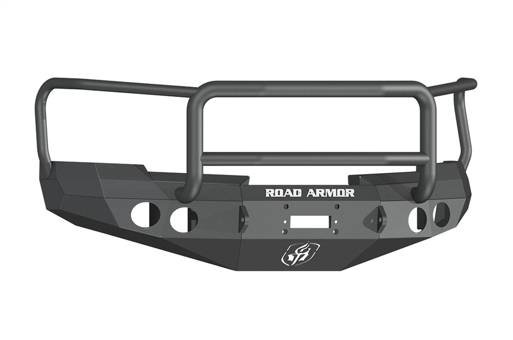 Road Armor 37705B Stealth Winch Front Bumper; Lonestar Guard; Satin Black; - Truck Part Superstore