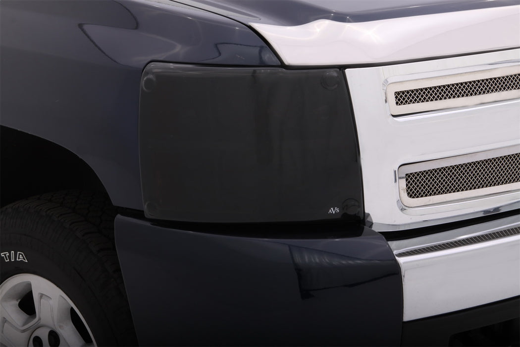 Auto Ventshade (AVS) 37724 Headlight Covers; Smoke; 2 pc.; - Truck Part Superstore