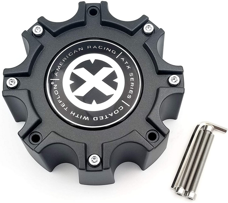 ATX Series 377B1708HT ATX CAP STYLE A BLACK 8 LUG - Truck Part Superstore