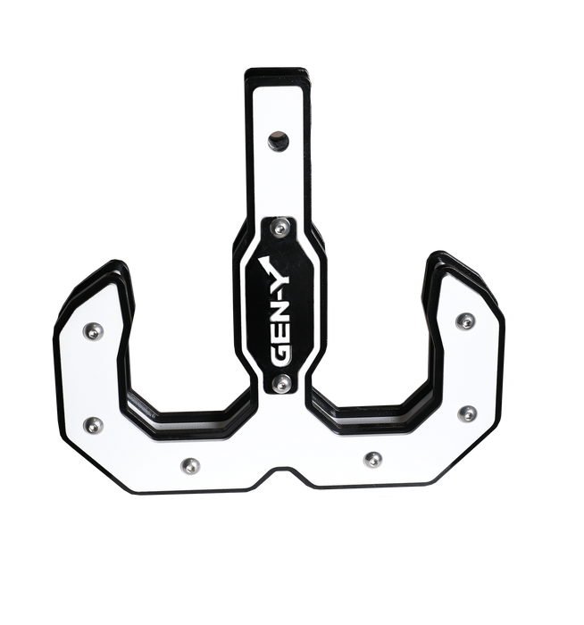 GEN-Y Hitch GH-0069-W Hulk 2.0 16K Tow Hook 2" Shank Black/White - Truck Part Superstore