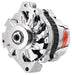Powermaster Performance 378011 Alternator; CS130; Straight Mounting; 140 Amp; 95 Idle; 1V Pulley; Chrome; - Truck Part Superstore