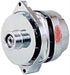 Powermaster Performance 37805 Alternator; CS144; Straight Mounting; 200 Amp; 125 Idle; Chrome; - Truck Part Superstore