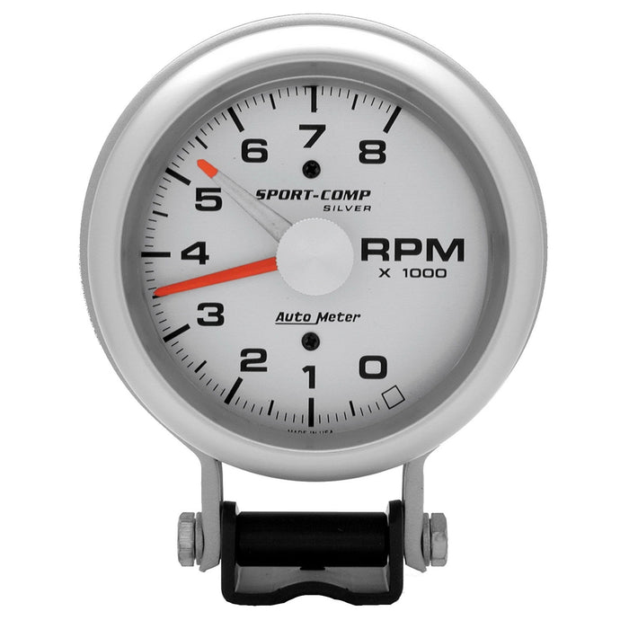 AutoMeter 3781 GAUGE; TACHOMETER; 3 3/4in.; 8K RPM; PEDESTAL W/RED LINE; ULTRA-LITE - Truck Part Superstore