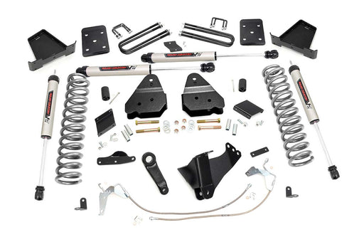 Rough Country 53370 6 Inch Suspension Lift Kit Gas No Overload Springs w/V2 Shocks 11-14 F-250 4WD Rough Country - Truck Part Superstore