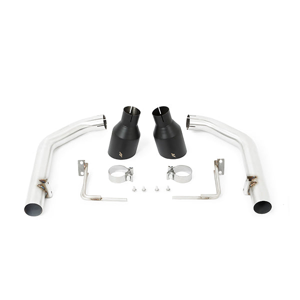 Mishimoto MMEXH-MUS8-15ARBK Race Axleback Exhaust, fits Ford Mustang GT 2015-2017 - Truck Part Superstore