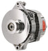 Powermaster Performance 37864 Alternator; CS144; Straight Mount; 200 Amp; 125 Idle; Chrome; - Truck Part Superstore