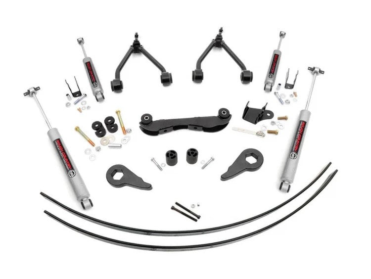 Rough Country 17030 2-3 Inch Suspension Lift Kit Rear Add A Leafs 95-99 Tahoe/Yukon Rough Country - Truck Part Superstore