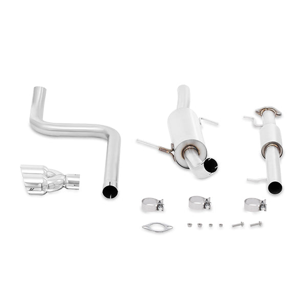 Mishimoto MMEXH-FIST-14RP Ford Fiesta ST Cat-Back Exhaust, 2014-2019 Resonated, Polished Tips - Truck Part Superstore