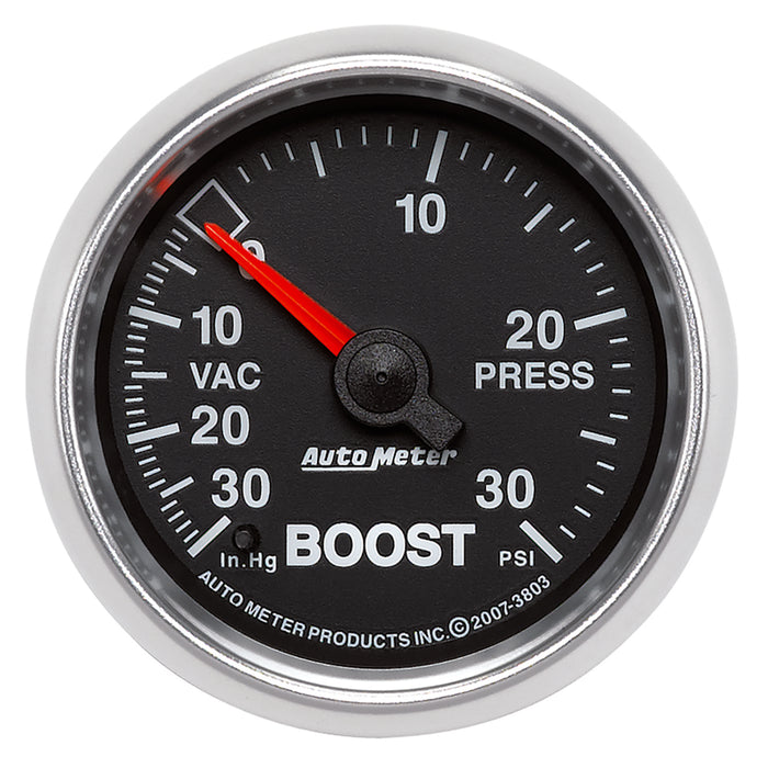 AutoMeter 3803 GAUGE; VAC/BOOST; 2 1/16in.; 30INHG-30PSI; MECHANICAL; GS - Truck Part Superstore