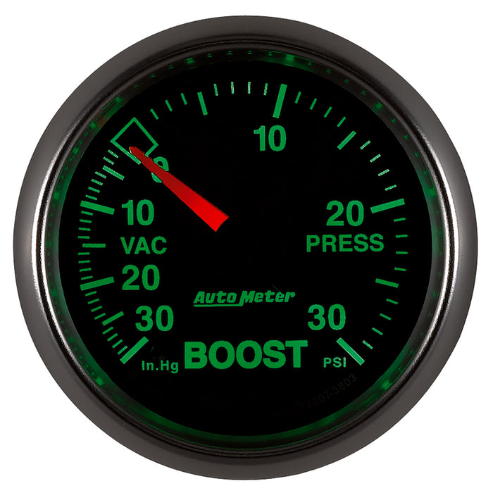 AutoMeter 3803 GAUGE; VAC/BOOST; 2 1/16in.; 30INHG-30PSI; MECHANICAL; GS - Truck Part Superstore
