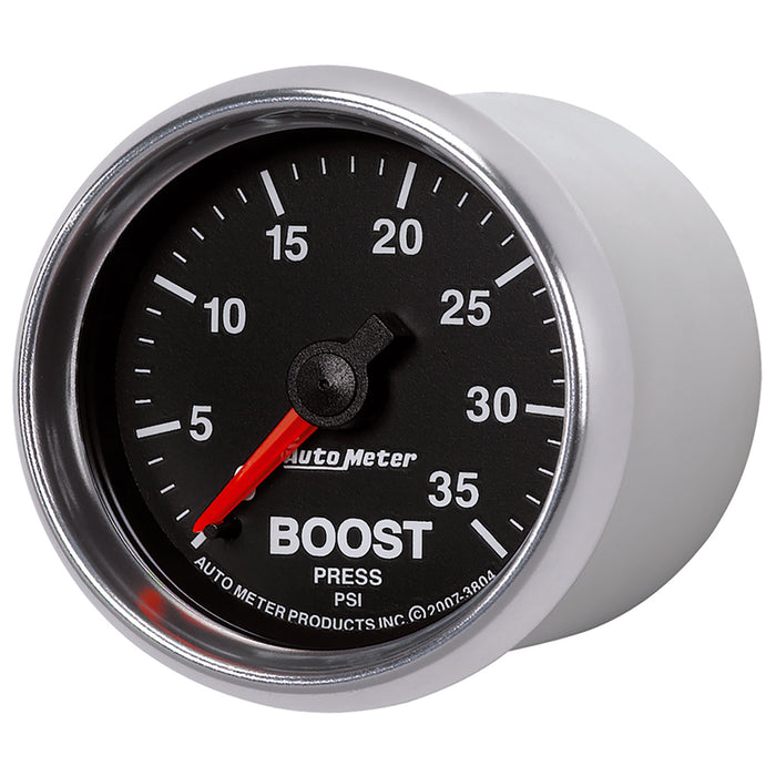AutoMeter 3804 GAUGE; BOOST; 2 1/16in.; 35PSI; MECHANICAL; GS - Truck Part Superstore